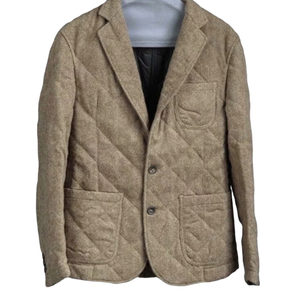 Mother Freedom Melville Quilted Wool Jacket Sz 48